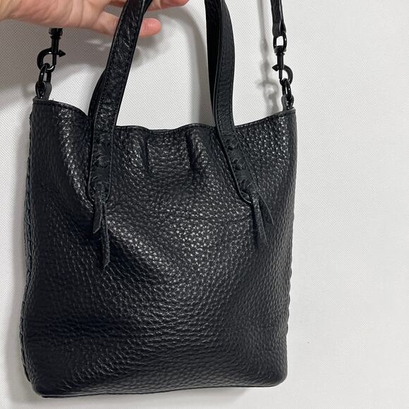 Rebecca Minkoff Mini Unlined Tote Handbag Black - Picture 7 of 15